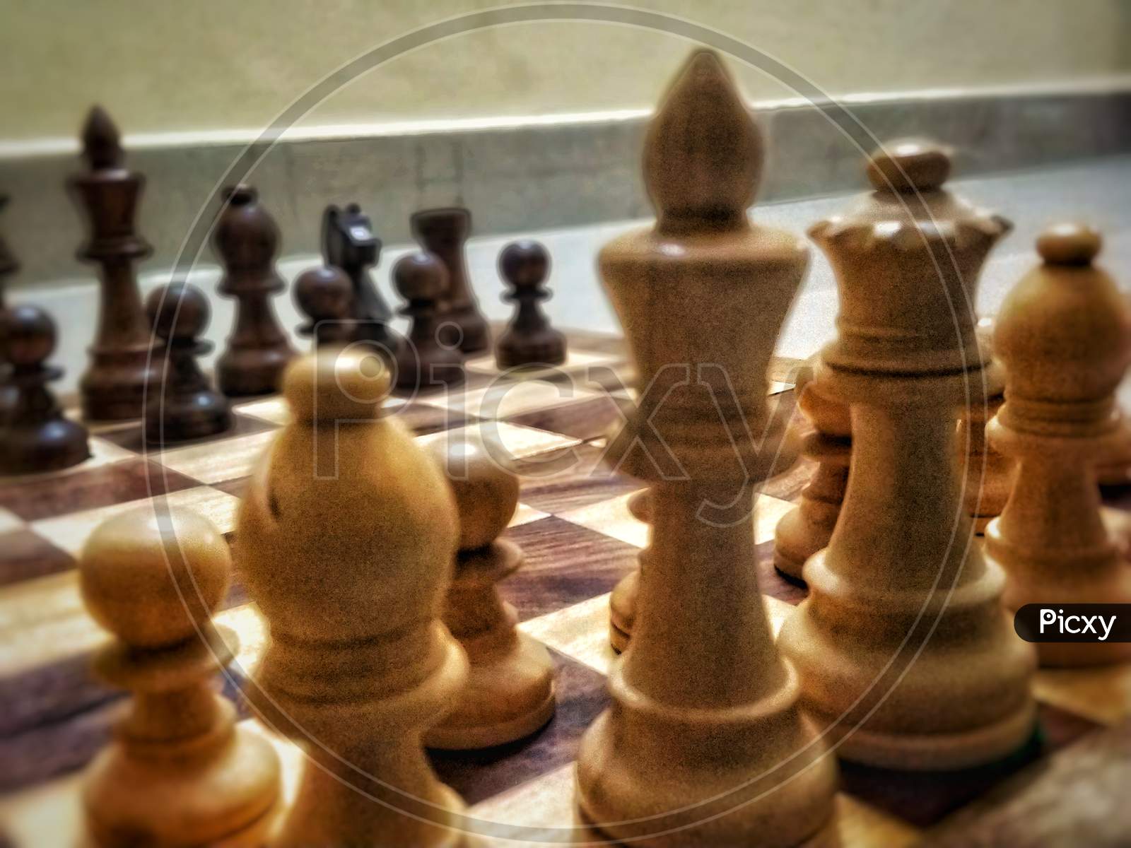 Chess macro shot