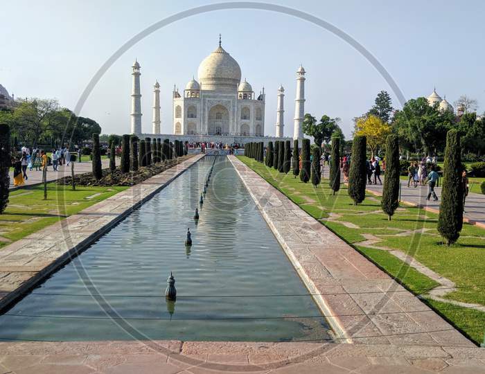 Great Taj Mahal view