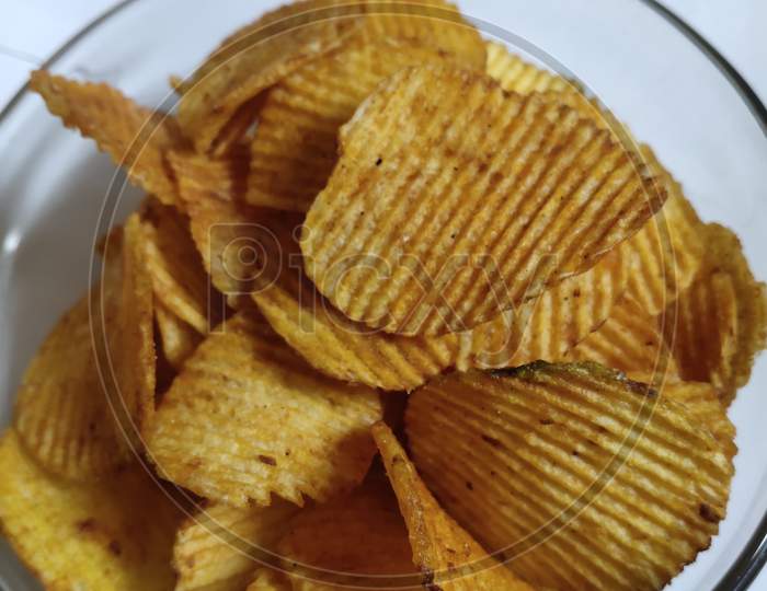spicy potato chips