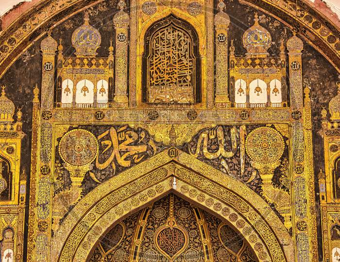 Islamic art in Bijapur karnataka India