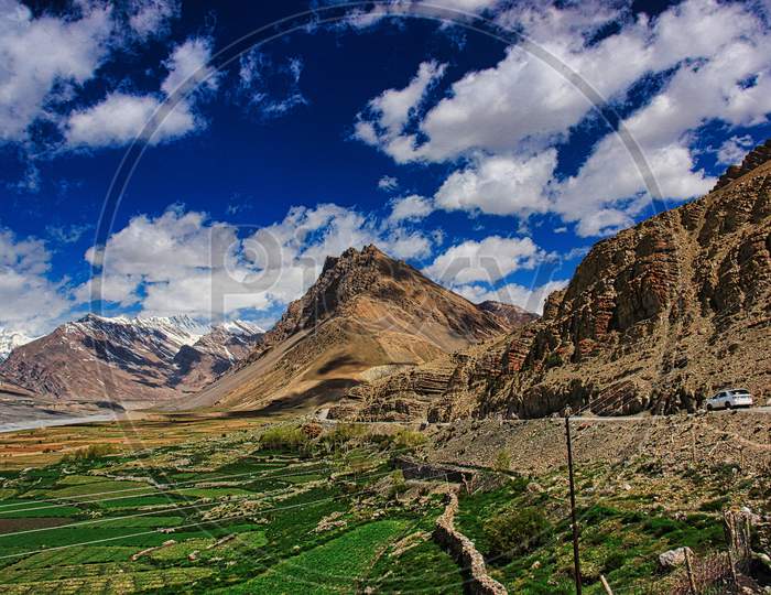 Spiti Mountain, Landscape, Himachal Predesh, India