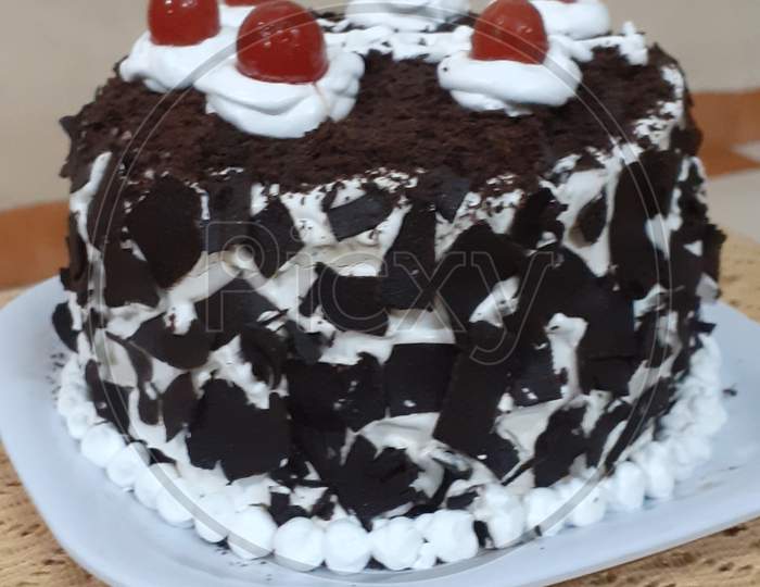 home made chocolate cake