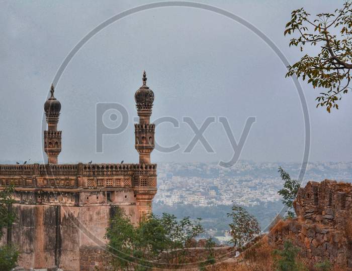Ruins of the Golconda Fort - The Do-Minar