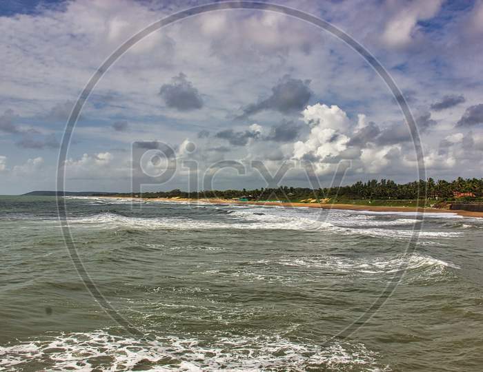 Goa, Sea beach, Sinquirim, Aguda fort Area, North Goa, India
