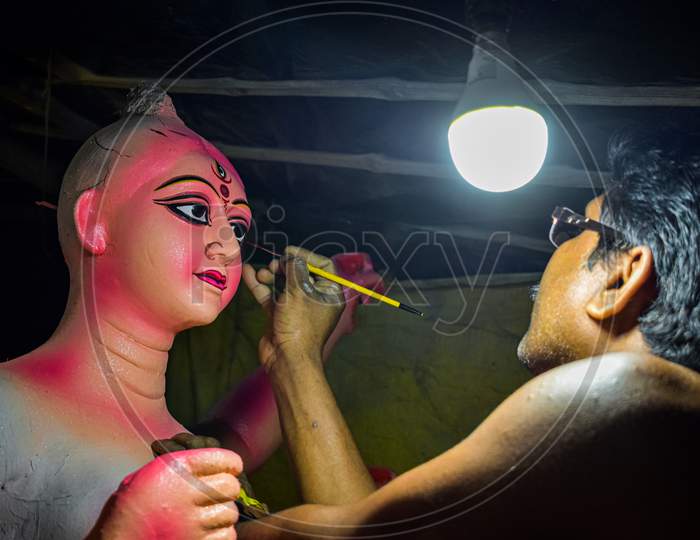 Creation of Durga Pratima