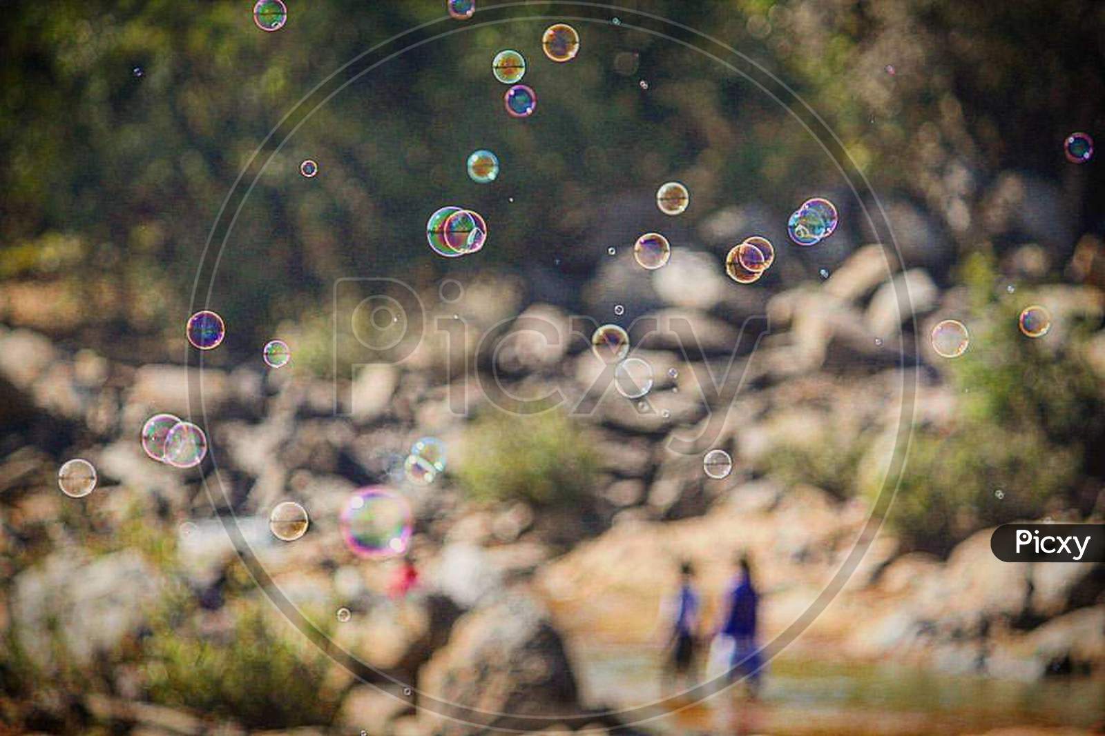 Liquid  bubbles photography