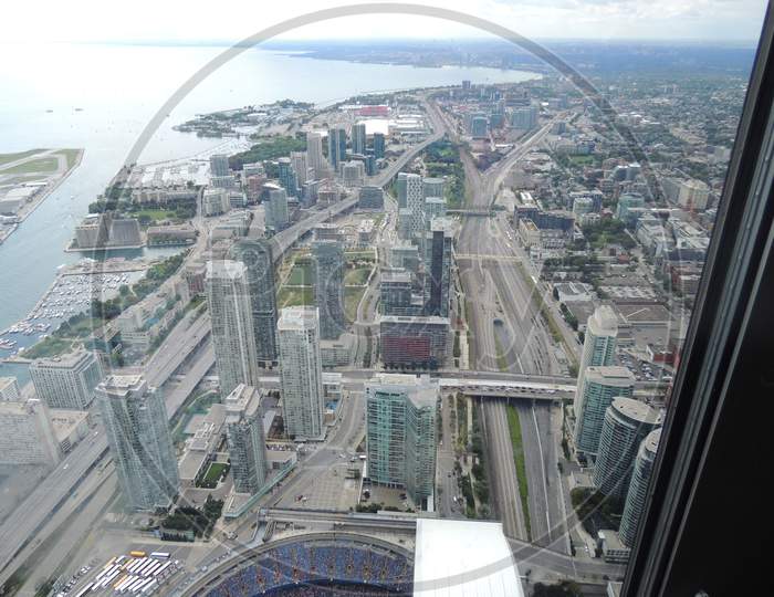 Downtown Toronto Ariel view