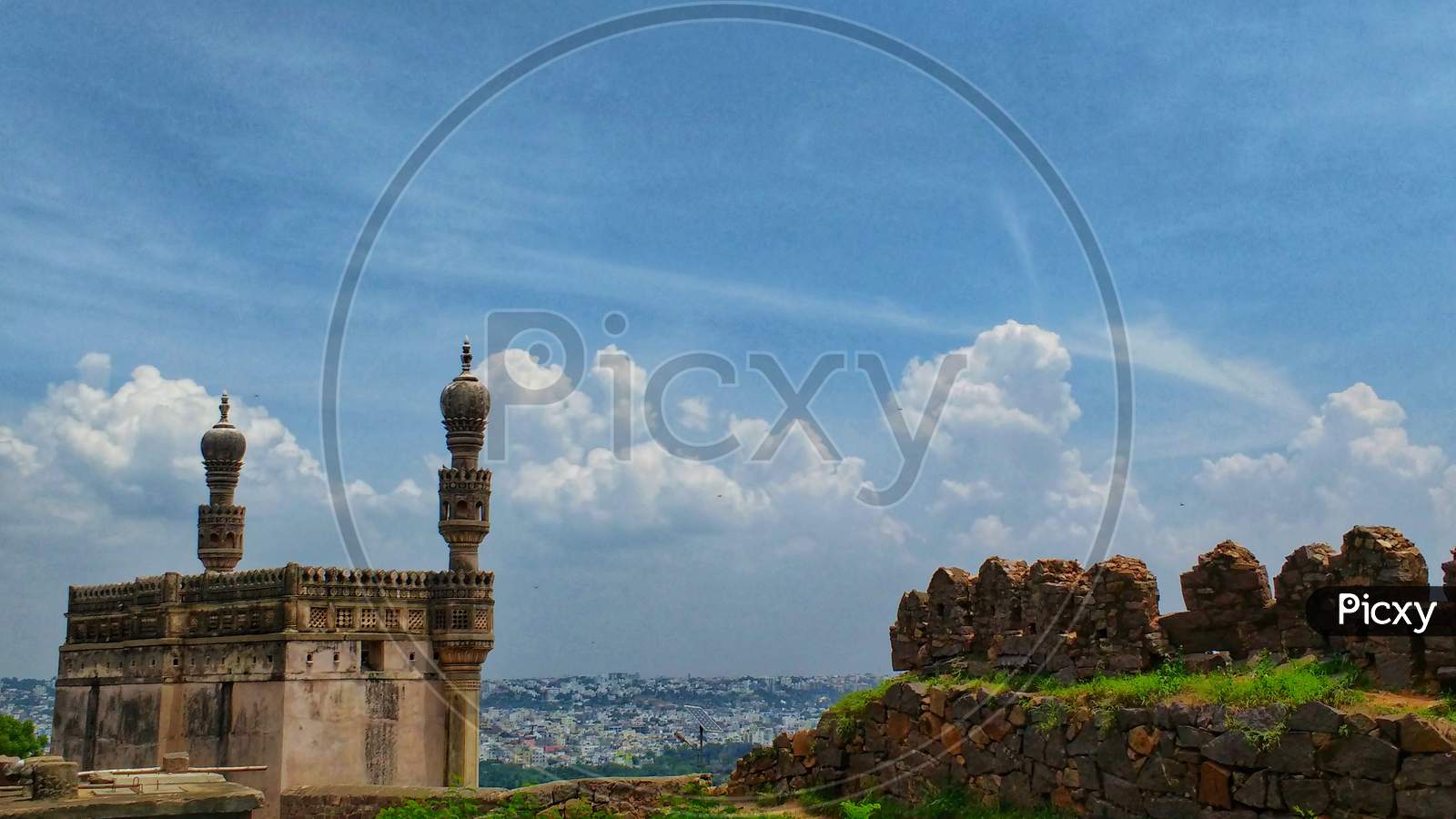 Ruins of the Golconda Fort - The Do-Minar