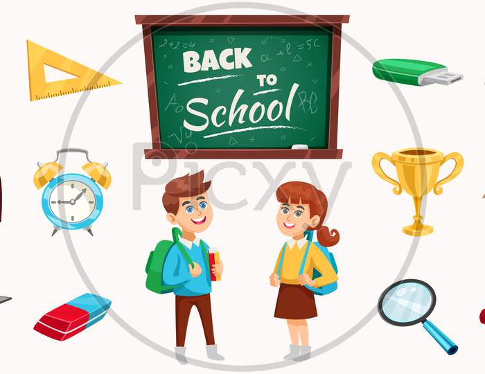 Back To School Composition Poster