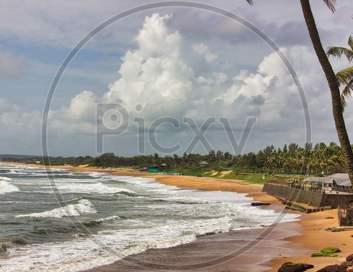 Goa, Sea beach, Sinquirim, Aguda fort Area, North Goa, India