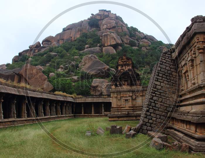 Hampi historical site of Vijayanagar in Karnataka, Unesco world heritage site, India