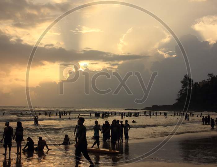 Beautiful, Goa, Sea Beach, Early Morning, North Goa, Baga, India