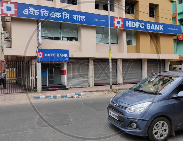 HDFC Bank at Garia in Covid 19 period