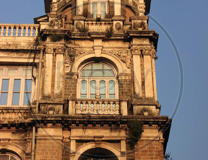 Mumbai historical Buildings in Fort Area near Horiman Circle, British period, Mumbai, India