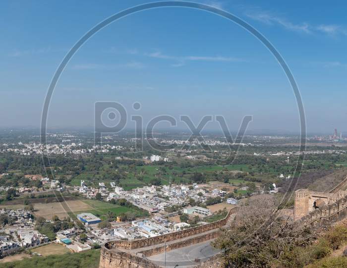 A Panoramic View from Chittorgarh Fort