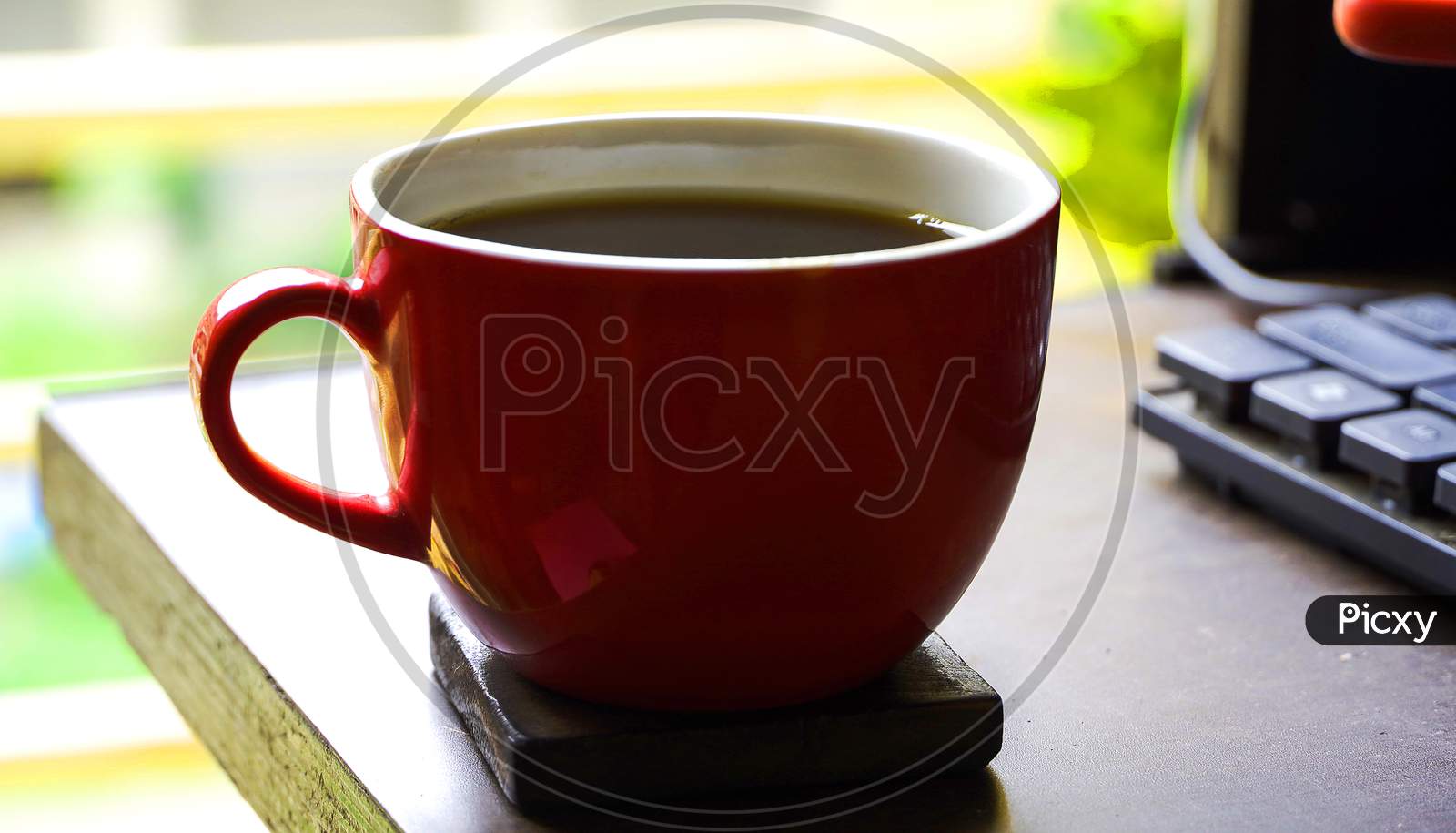 Coffee mug, black coffee