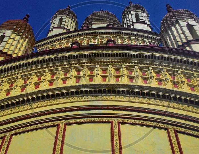 Dakshineswar kali temple closeup view