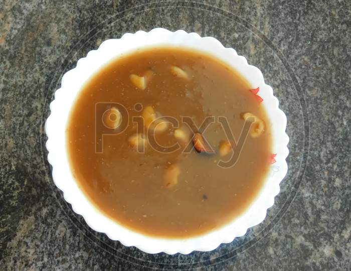 Closeup View Of Food(Payasam) In A Bowl