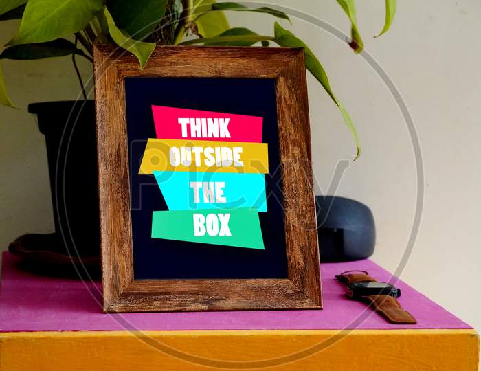 quotes wooden photoframe