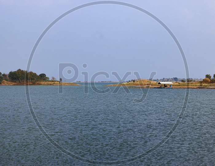 Landscape View Of Thuti Dam Near Vyara