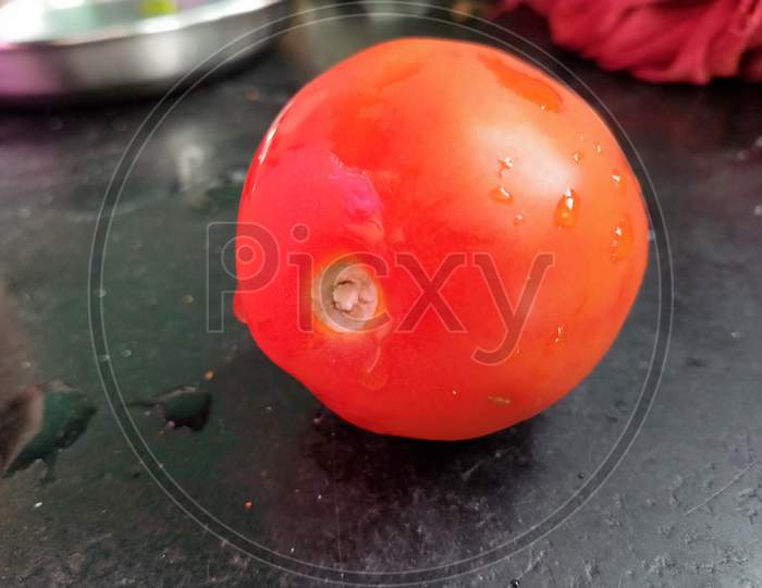 Beautiful tomato red color