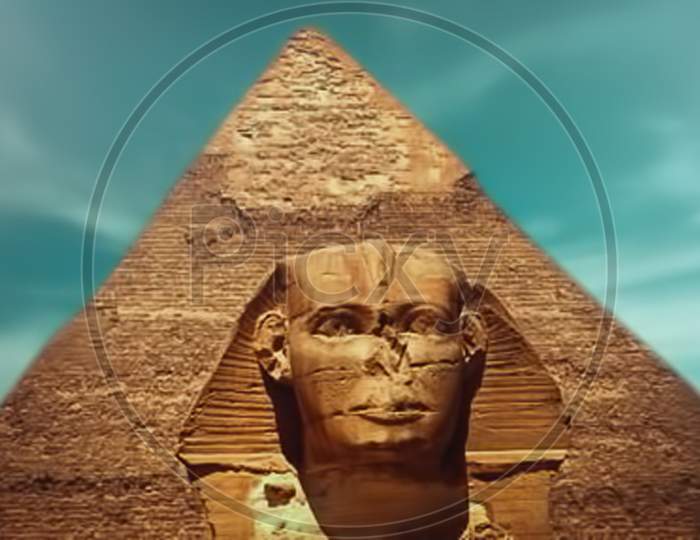 pyramids and Sphinx