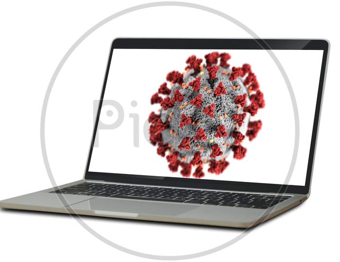 laptop & Corona virus