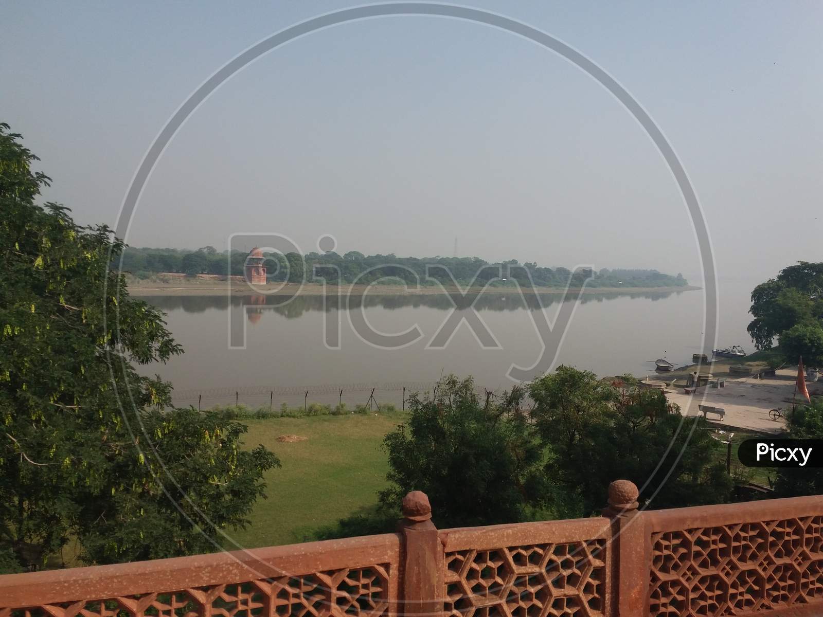 Yamuna River beside Taj Mahal