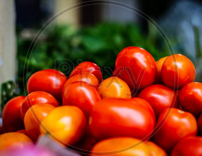 Vegetable stall , Tomato