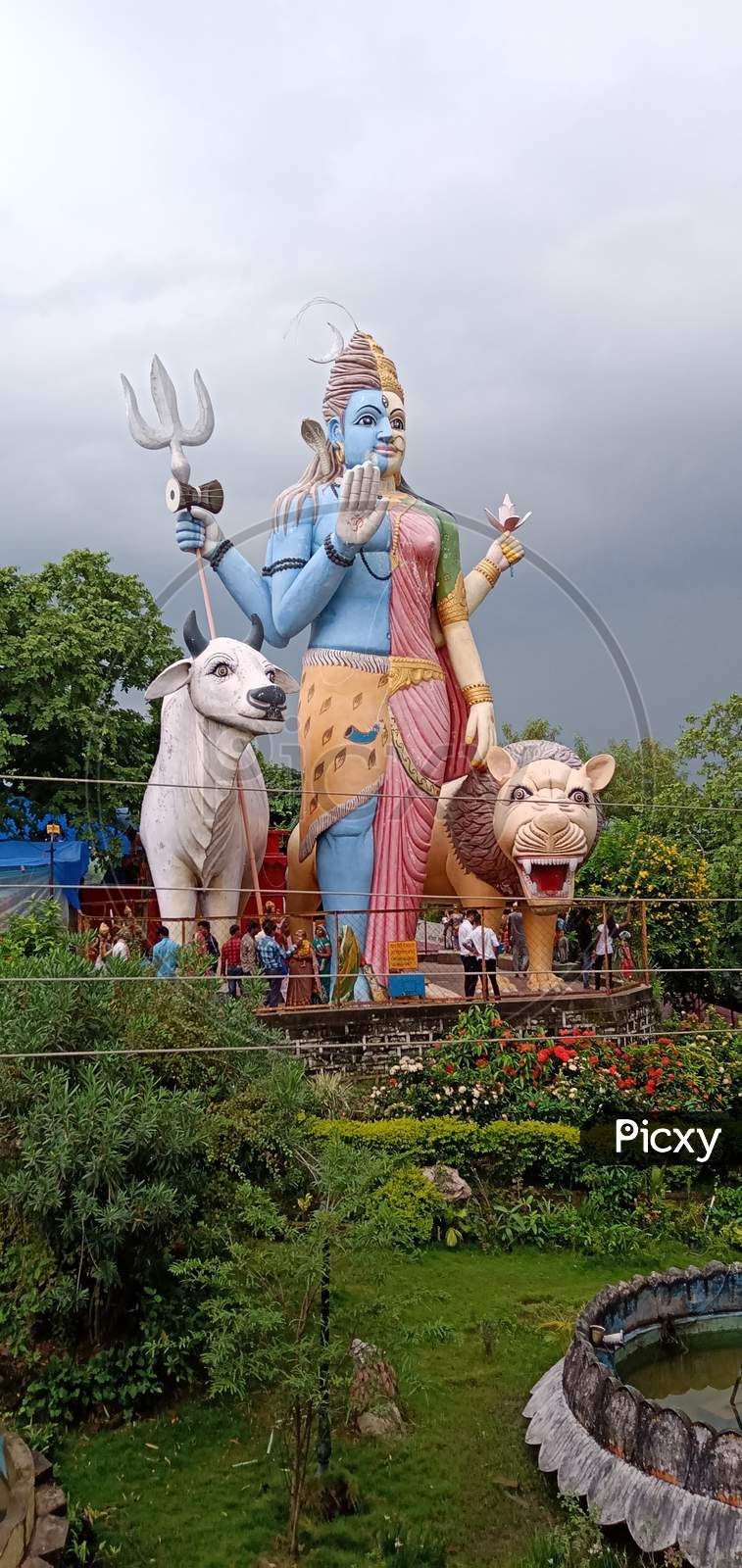 Shankar bhagya mata parwati lovely art statue