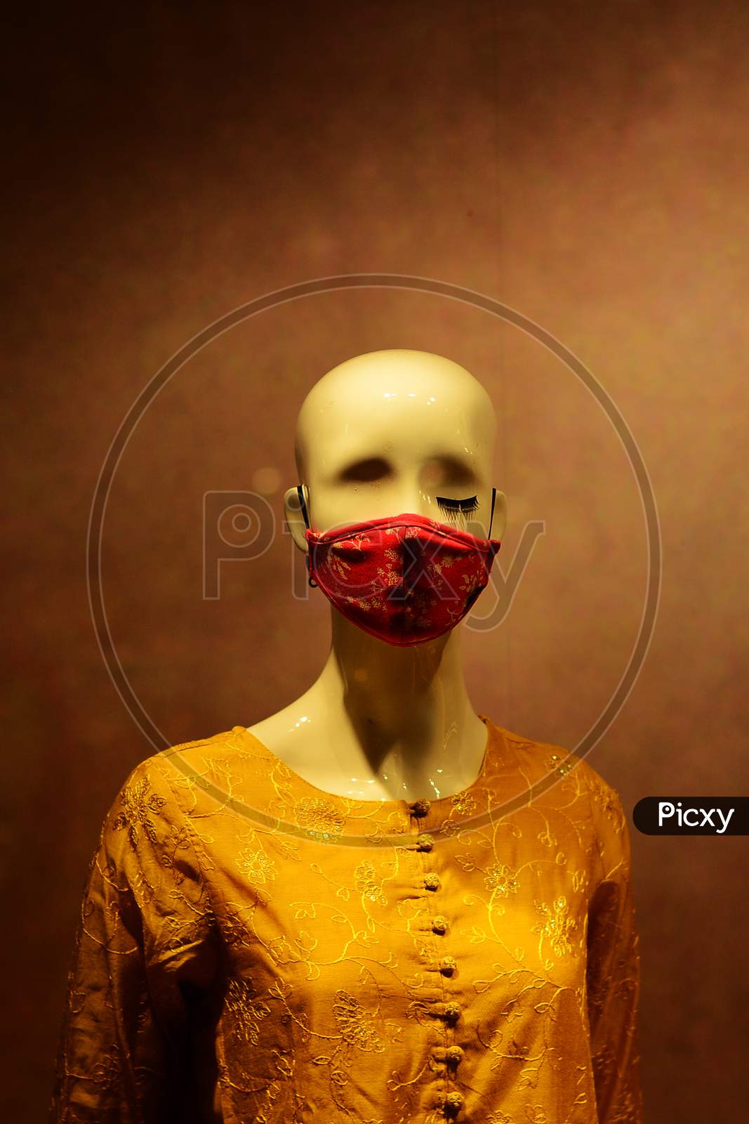 Mask On Mannequin