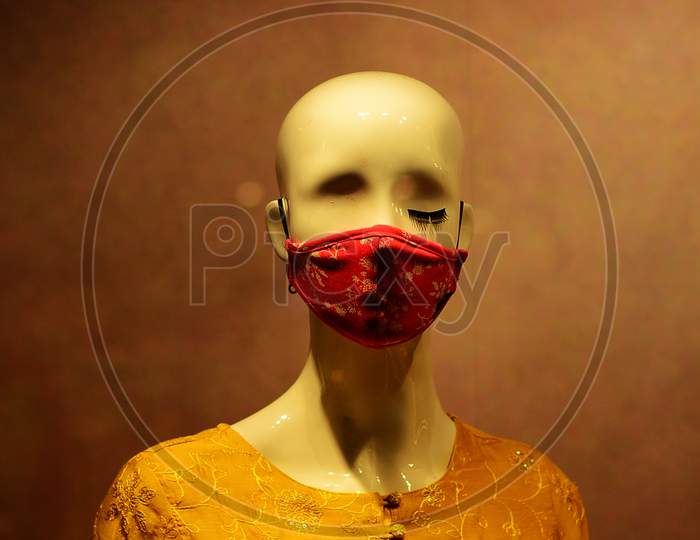Mask On Mannequin