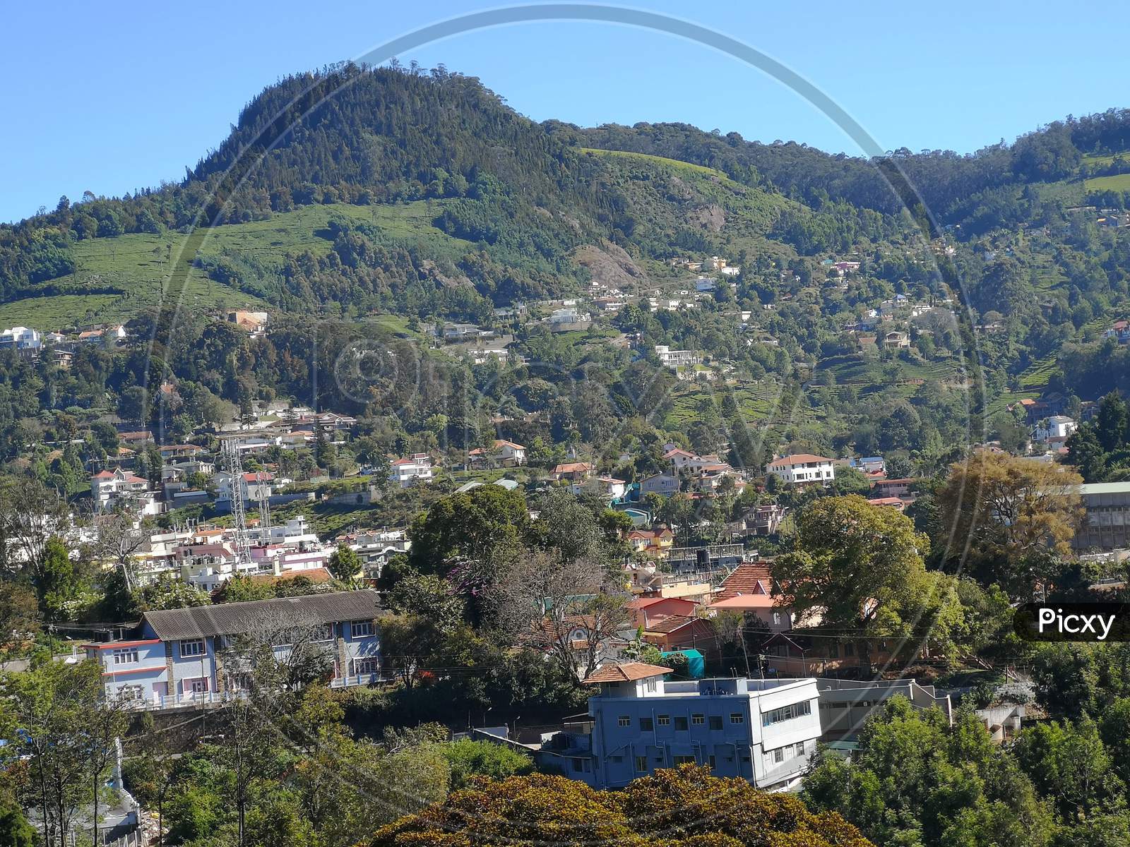 Coonoore hill station View,Tamilnadu, India,.