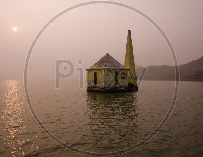 morning at chilika lake odisha india
