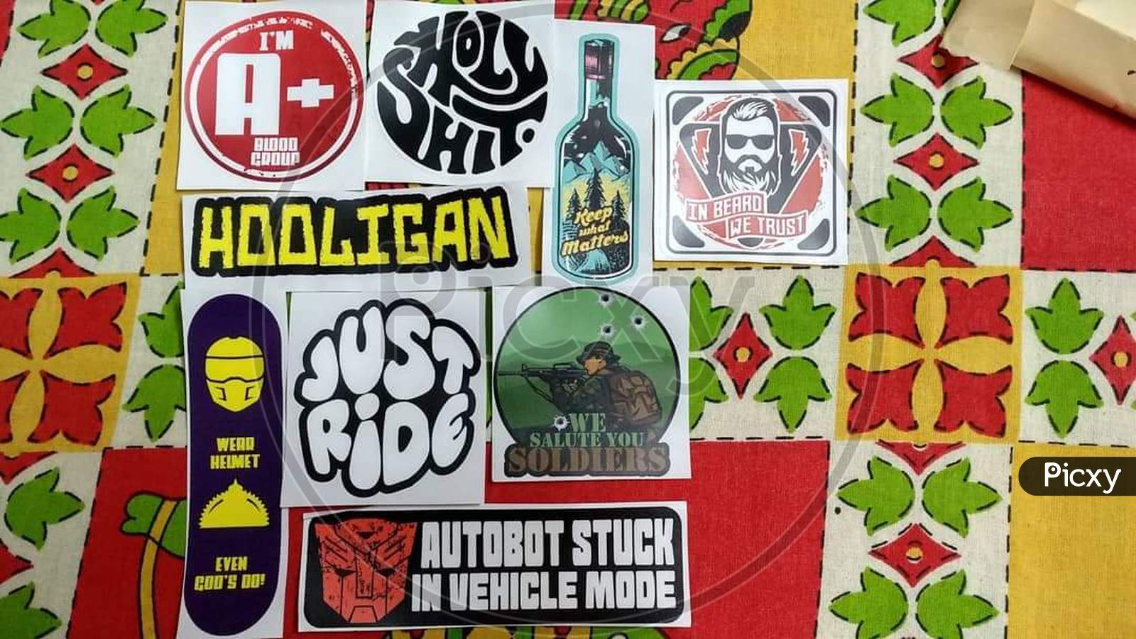 Motorcycle stickers