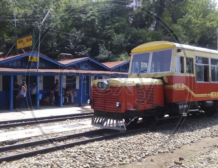 Rail Motor Car at Kalka-Shimla Railway Line