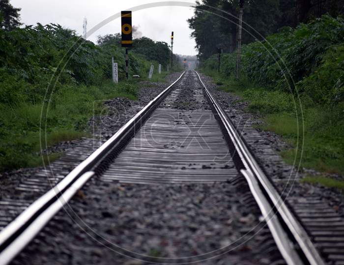 Beautiful Picture Of Rail Way Track