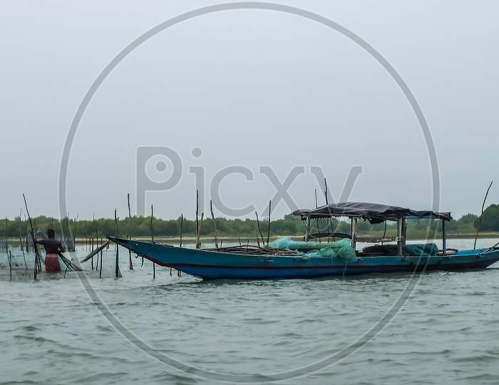 Fishermen boat