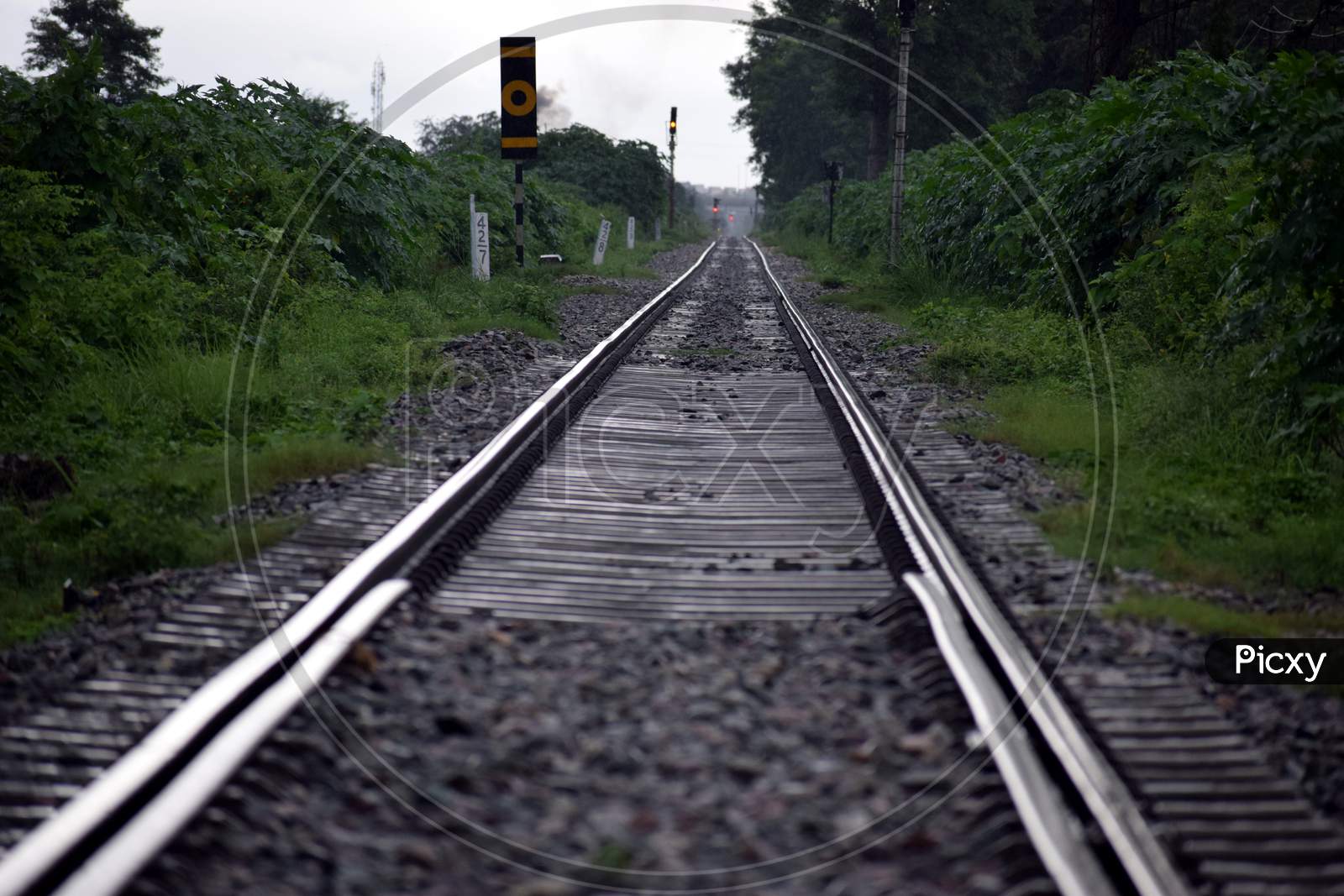 Beautiful Picture Of Rail Way Track