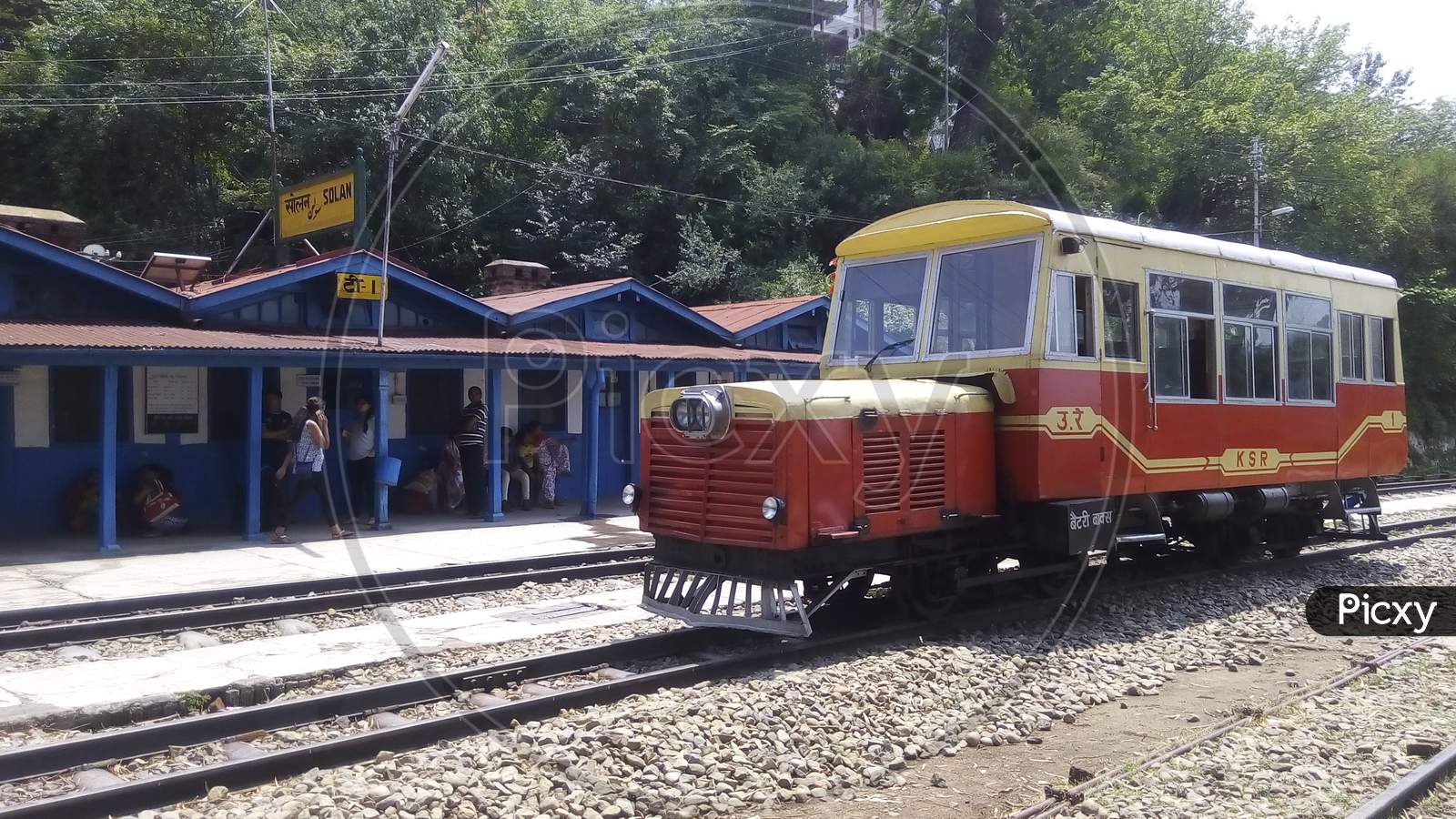 Rail Motor Car at Kalka-Shimla Railway Line