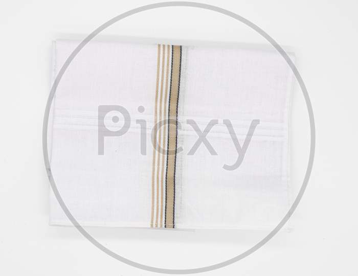 Cotton Handkerchief isolated on white background - hanky