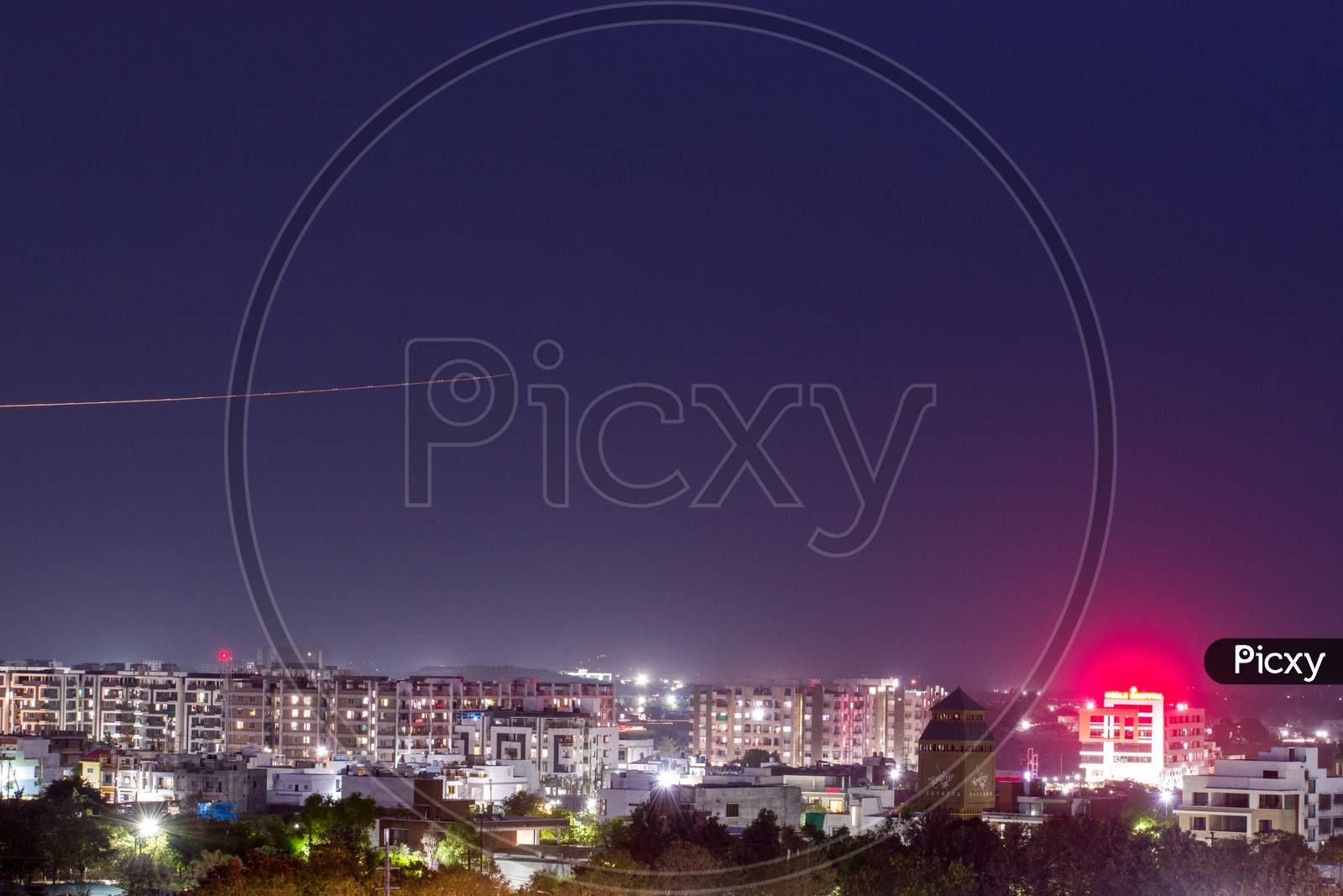 A Nightscape of Indore City