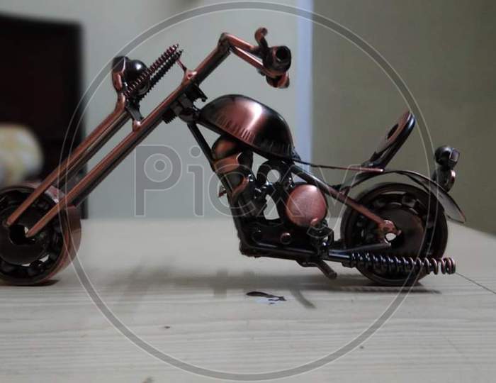 Chopper made from nuts and bolts