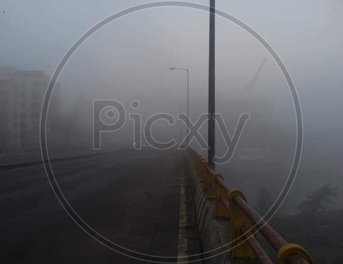 Extreme fog - Zero visibility