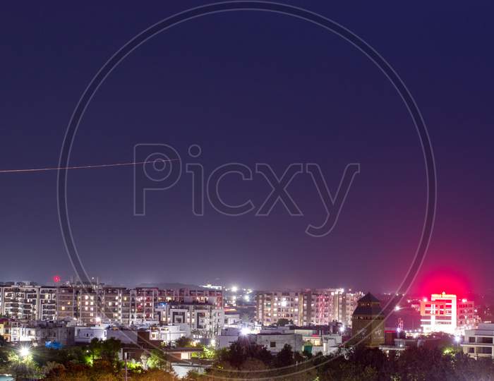 A Nightscape of Indore City