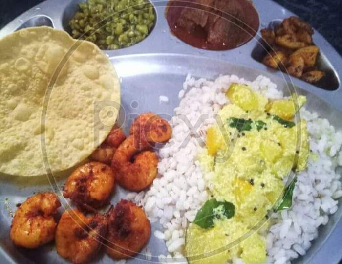 Kerala lunch