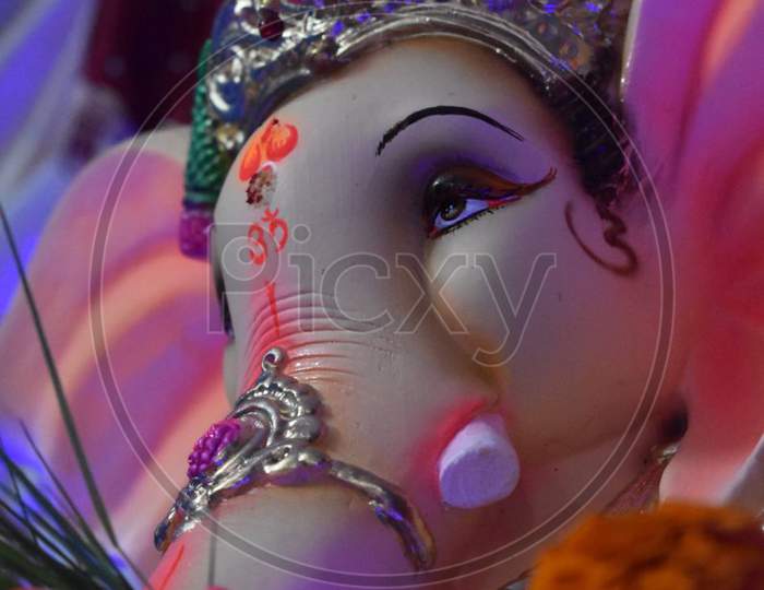 Beautiful Ganesha god