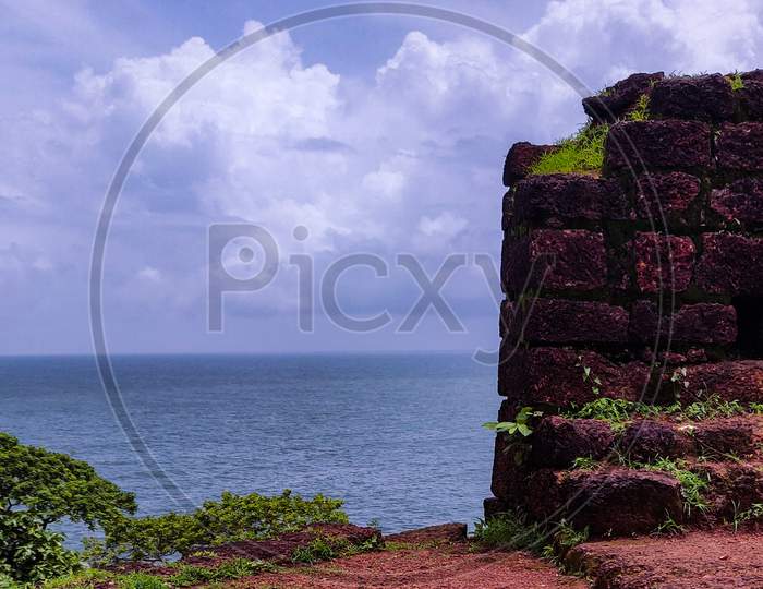 Cabo De Ramo Fort At South Goa