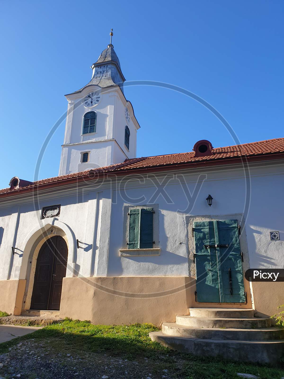 Unitarian Church Closed For Public In Rimetea, Alba