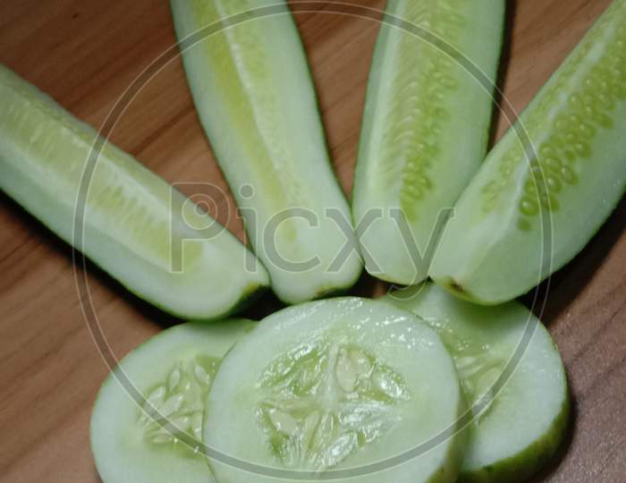 testy and healthy fresh cucumber